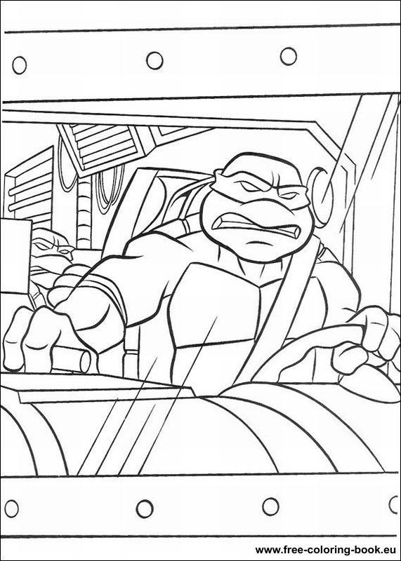 Dibujo gratuito Ninja Turtles #75664 de la coleccion Superhéroes y Supervillanos para imprimir