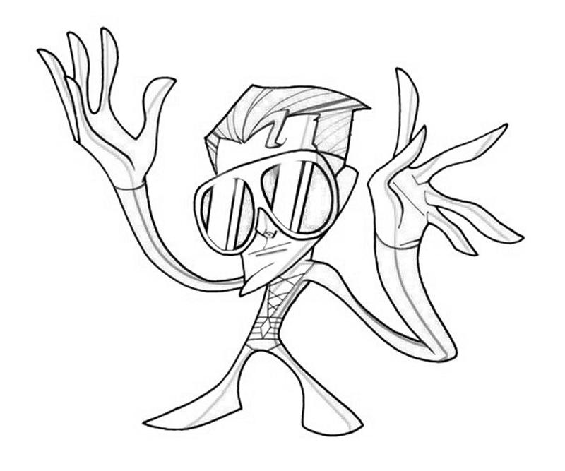 Dibujo para colorear: Plastic Man (Superhéroes y Supervillanos) #83426 - Dibujos para Colorear e Imprimir Gratis