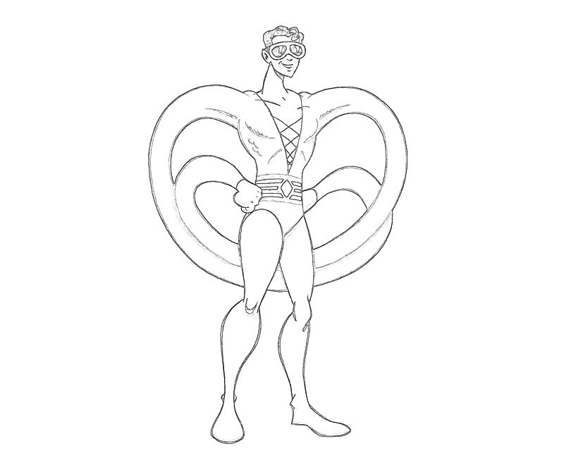 Dibujo para colorear: Plastic Man (Superhéroes y Supervillanos) #83427 - Dibujos para Colorear e Imprimir Gratis