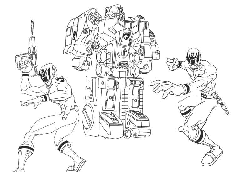 Dibujo gratuito Power Rangers #175714 de la coleccion Superhéroes y Supervillanos para imprimir