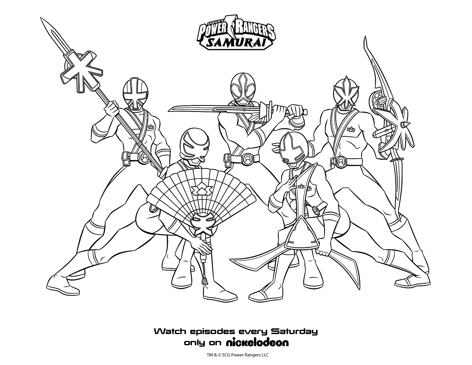 Dibujo para colorear: Power Rangers (Superhéroes y Supervillanos) #50040 - Dibujos para Colorear e Imprimir Gratis