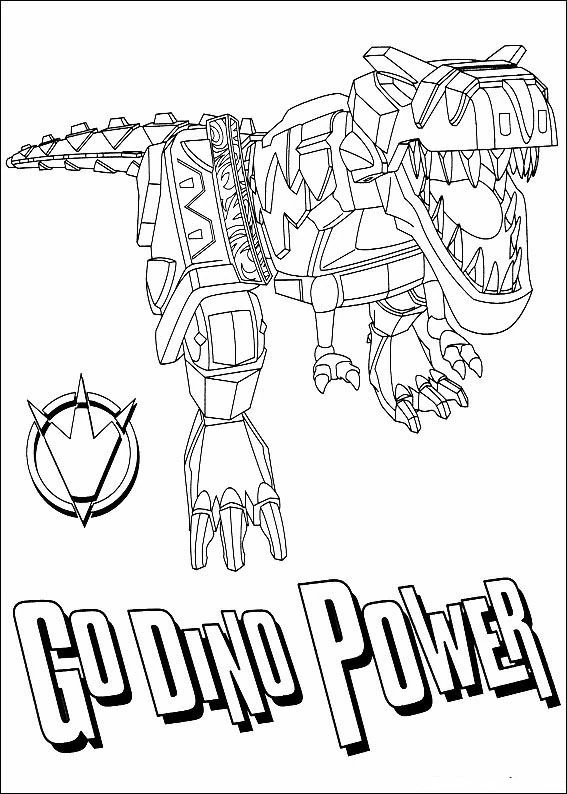 Dibujo para colorear: Power Rangers (Superhéroes y Supervillanos) #50050 - Dibujos para Colorear e Imprimir Gratis