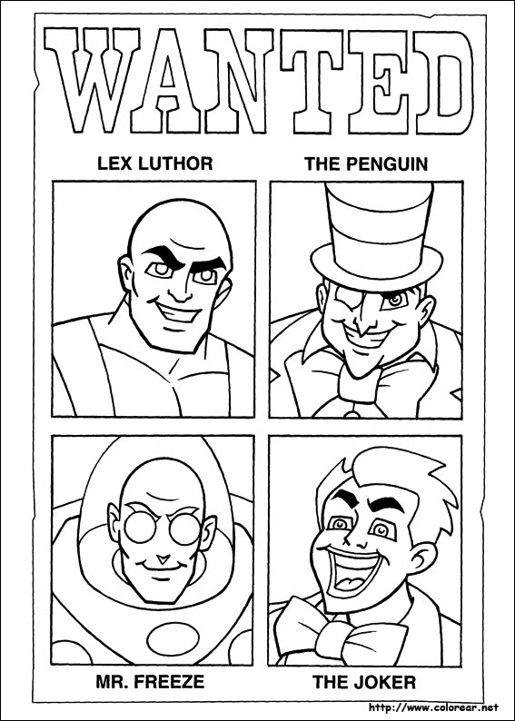 Dibujo gratuito Súper Héroes DC Comics #80144 de la coleccion Superhéroes y Supervillanos para imprimir