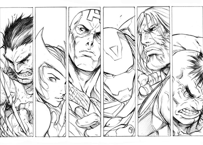 Dibujo gratuito Súper Héroes DC Comics #80223 de la coleccion Superhéroes y Supervillanos para imprimir