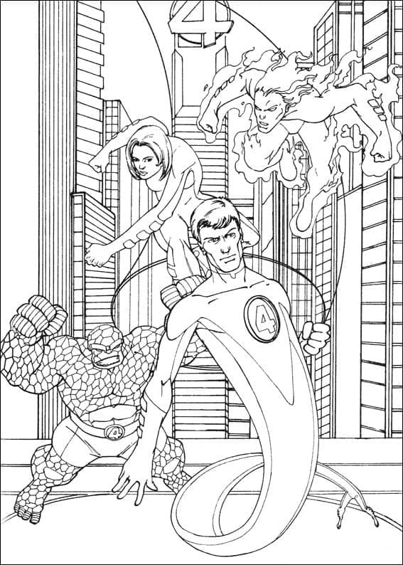 Dibujo gratuito Súper Héroes Marvel #193123 de la coleccion Superhéroes y Supervillanos para imprimir