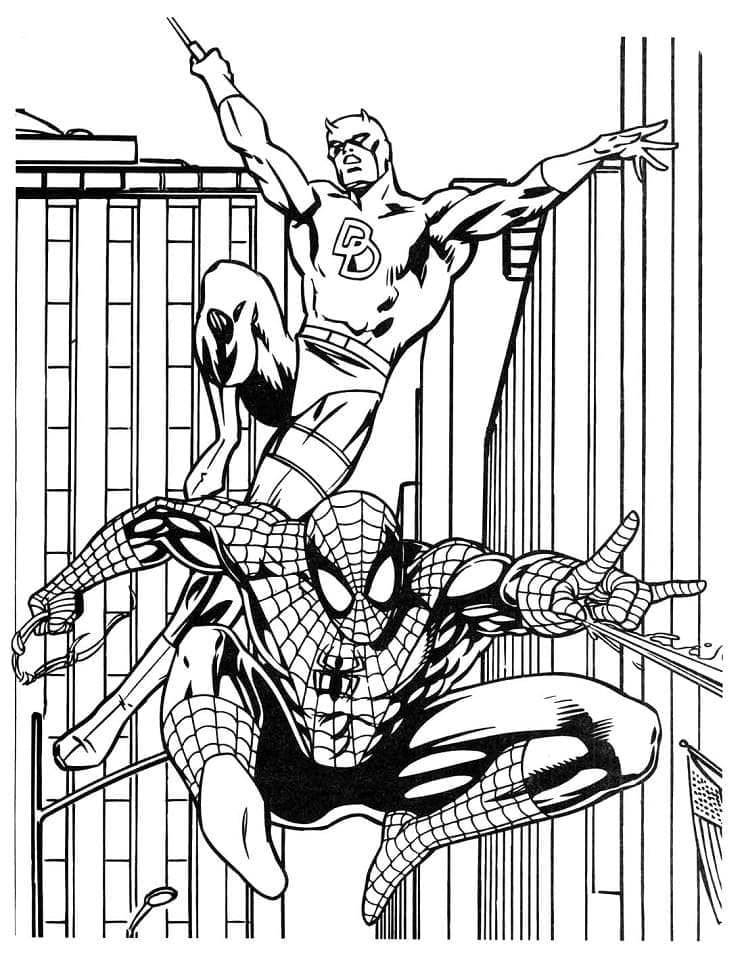 Dibujo gratuito Súper Héroes Marvel #193132 de la coleccion Superhéroes y Supervillanos para imprimir