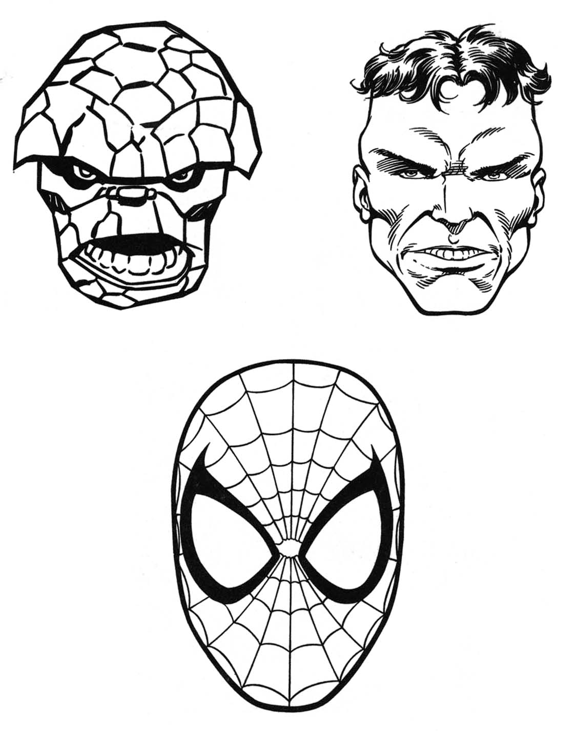 Dibujo para colorear: Súper Héroes Marvel (Superhéroes y Supervillanos) #79597 - Dibujos para Colorear e Imprimir Gratis