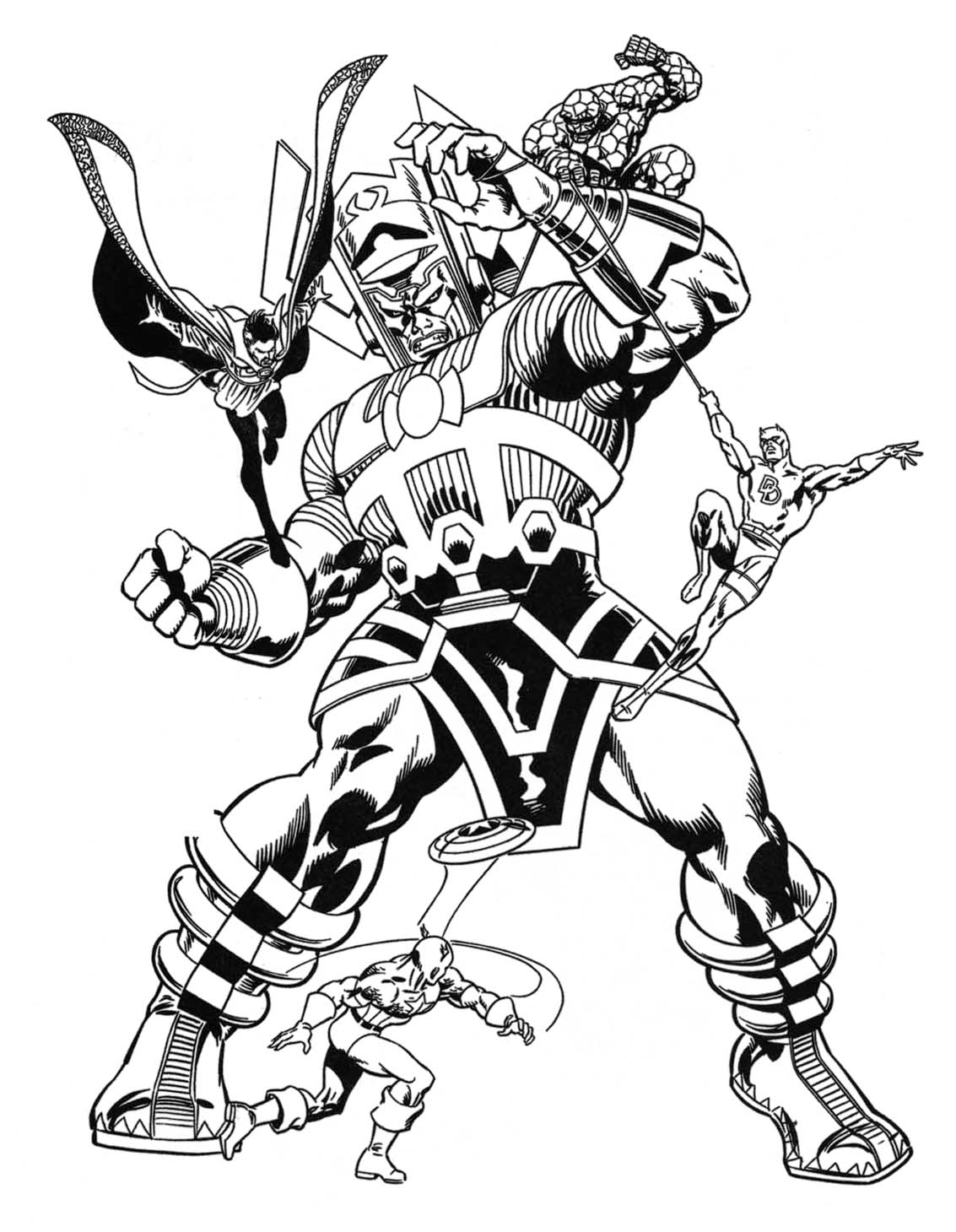 Dibujo gratuito Súper Héroes Marvel #79600 de la coleccion Superhéroes y Supervillanos para imprimir