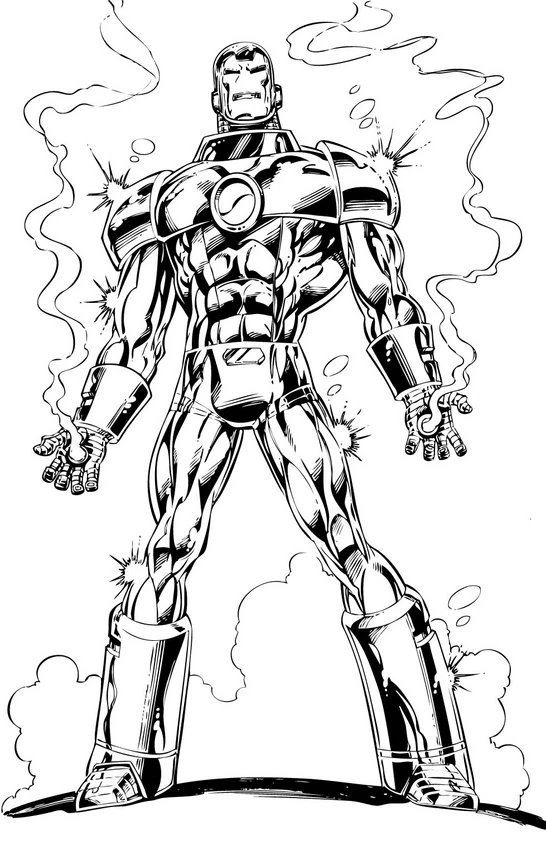 Dibujo gratuito Súper Héroes Marvel #79632 de la coleccion Superhéroes y Supervillanos para imprimir