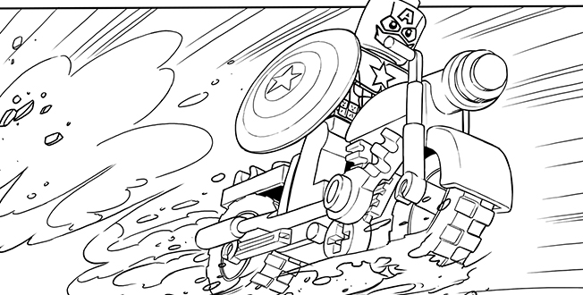 Dibujo gratuito Súper Héroes Marvel #79644 de la coleccion Superhéroes y Supervillanos para imprimir