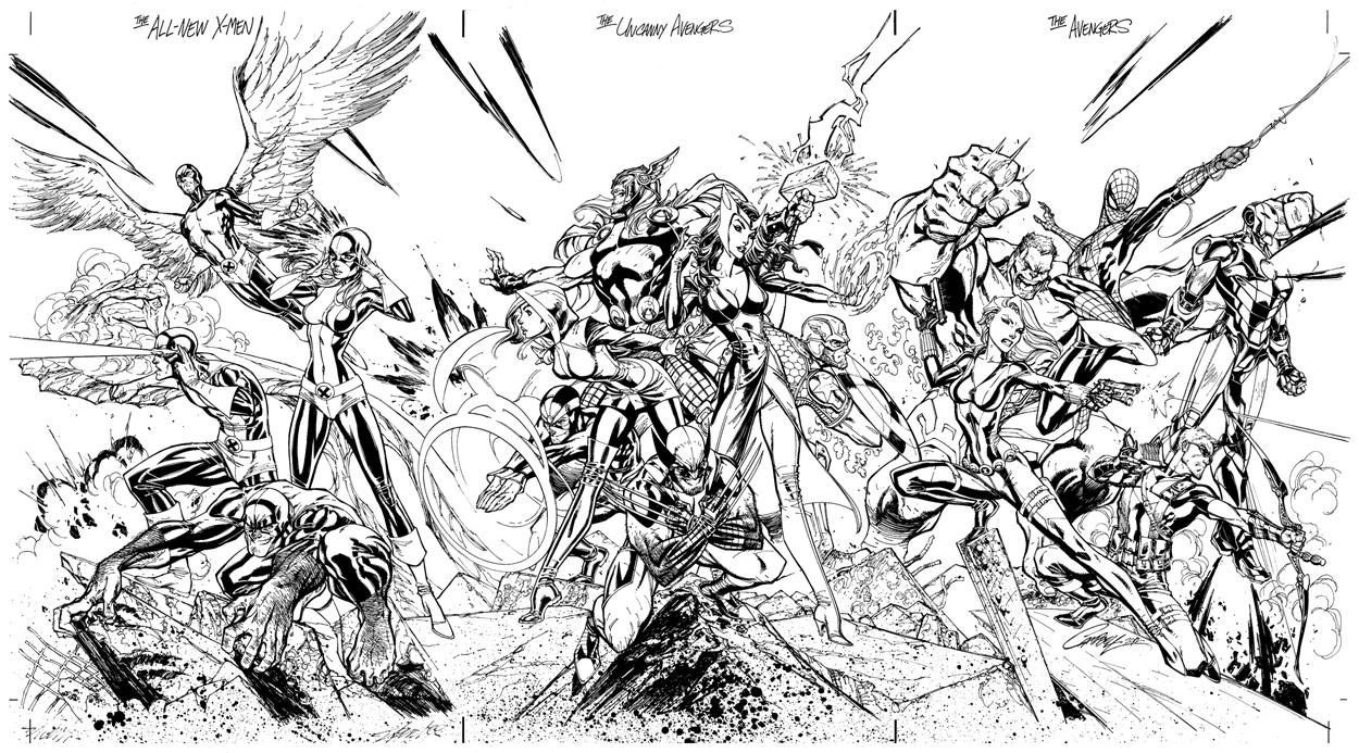 Dibujo gratuito Súper Héroes Marvel #79759 de la coleccion Superhéroes y Supervillanos para imprimir
