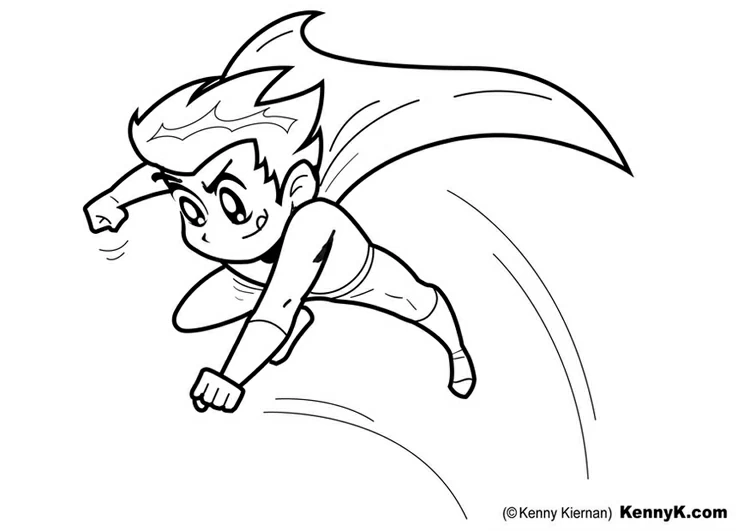 Dibujo gratuito Súper Héroes Marvel #79861 de la coleccion Superhéroes y Supervillanos para imprimir
