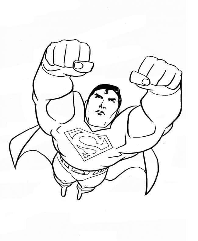Dibujo gratuito Superman #189550 de la coleccion Superhéroes y Supervillanos para imprimir