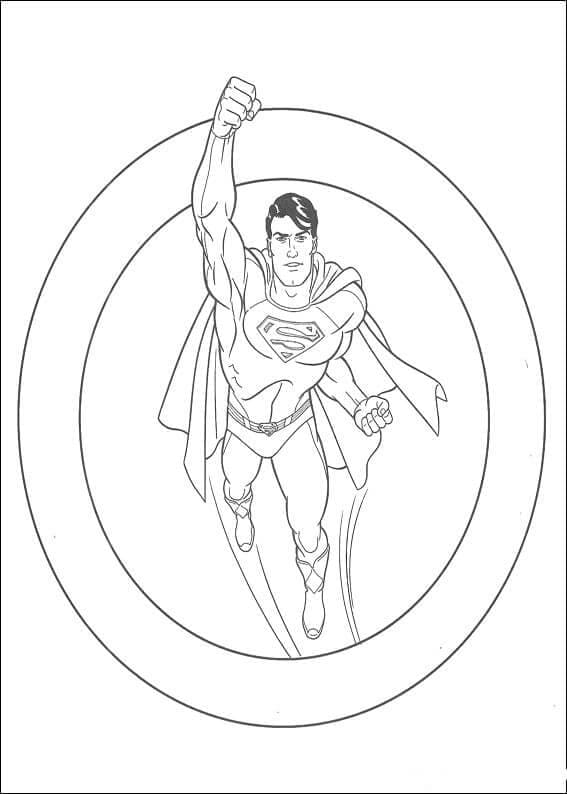 Dibujo gratuito Superman #189580 de la coleccion Superhéroes y Supervillanos para imprimir