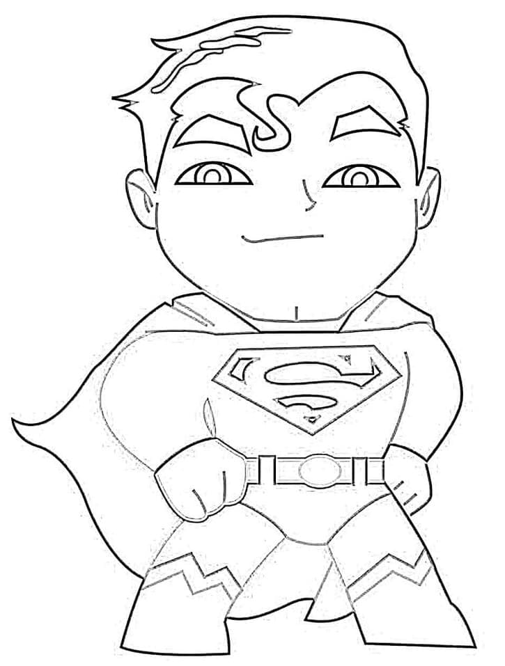 Dibujo gratuito Superman #189583 de la coleccion Superhéroes y Supervillanos para imprimir