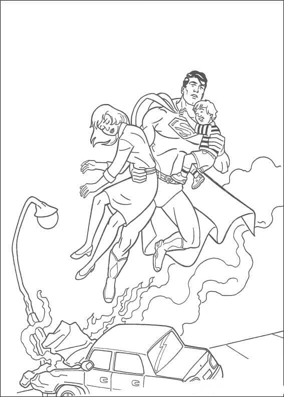 Dibujo gratuito Superman #189587 de la coleccion Superhéroes y Supervillanos para imprimir