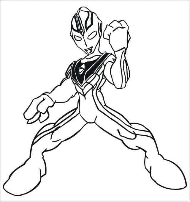 Dibujo gratuito Ultraman #205653 de la coleccion Superhéroes y Supervillanos para imprimir