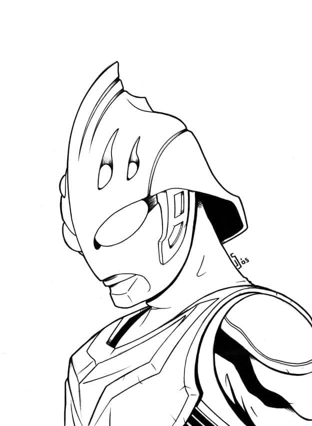 Dibujo para colorear: Ultraman (Superhéroes y Supervillanos) #205666 - Dibujos para Colorear e Imprimir Gratis