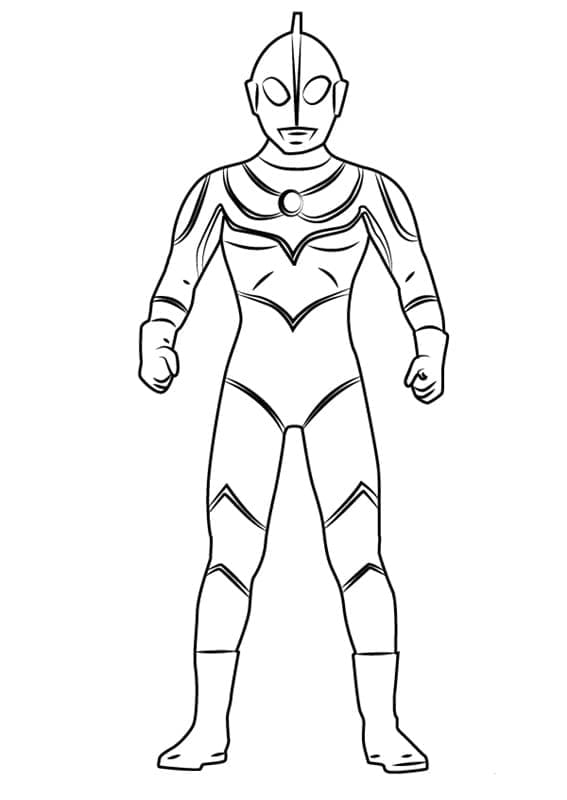 Dibujo para colorear: Ultraman (Superhéroes y Supervillanos) #205677 - Dibujos para Colorear e Imprimir Gratis