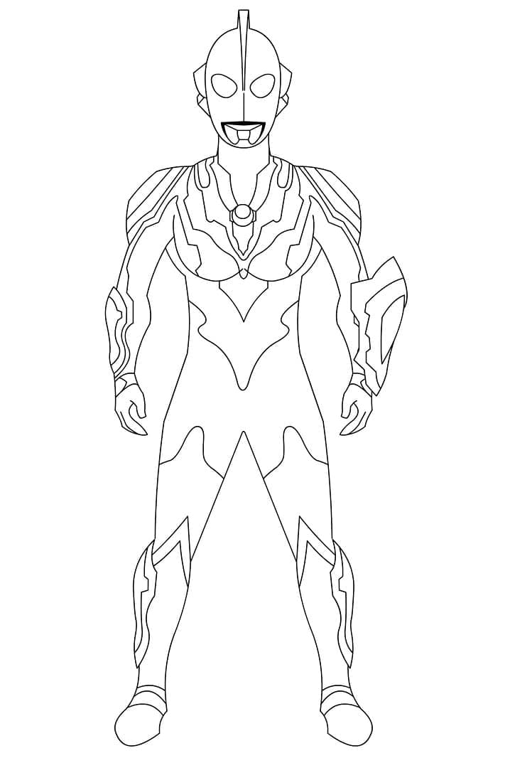 Dibujo para colorear: Ultraman (Superhéroes y Supervillanos) #205686 - Dibujos para Colorear e Imprimir Gratis