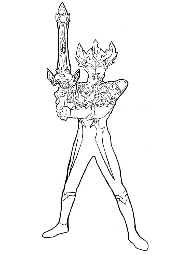 Dibujo para colorear: Ultraman (Superhéroes y Supervillanos) #205690 - Dibujos para Colorear e Imprimir Gratis