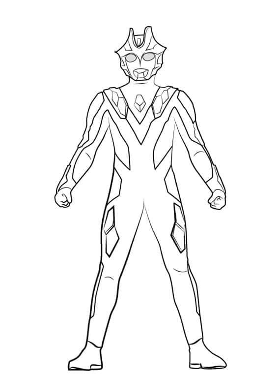 Dibujo gratuito Ultraman #205696 de la coleccion Superhéroes y Supervillanos para imprimir