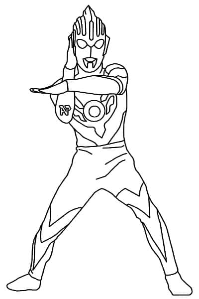 Dibujo gratuito Ultraman #205714 de la coleccion Superhéroes y Supervillanos para imprimir