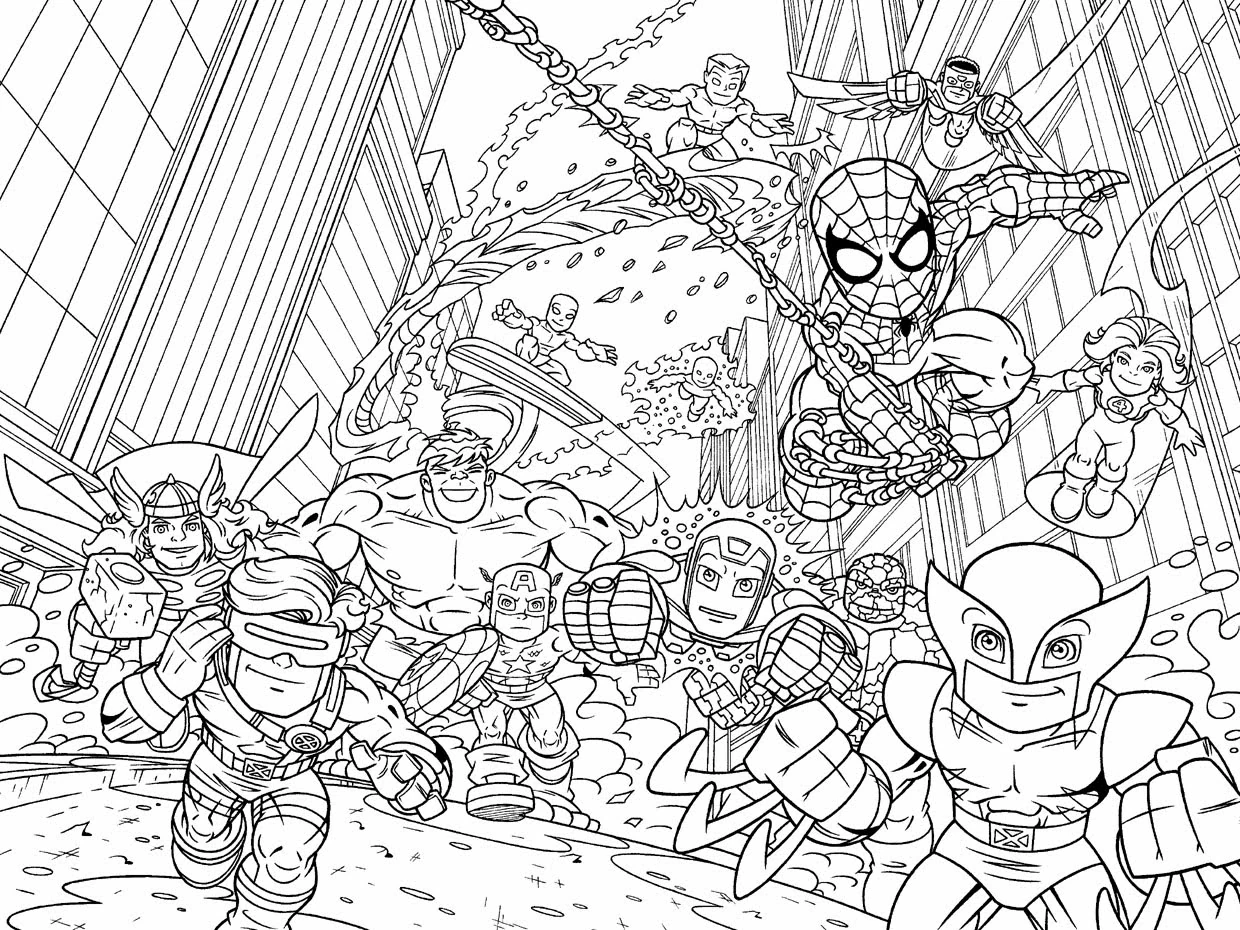 Dibujo gratuito Vengadores #74026 de la coleccion Superhéroes y Supervillanos para imprimir Dibujo gratuito Vengadores #74026 de la coleccion Superhéroes y Supervillanos para imprimir