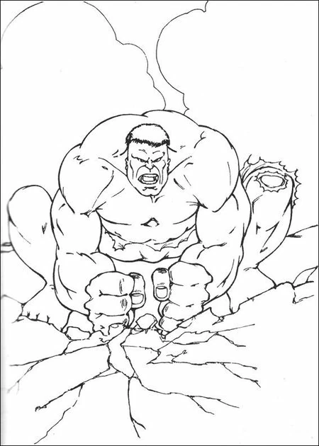 Dibujo gratuito Vengadores #74084 de la coleccion Superhéroes y Supervillanos para imprimir