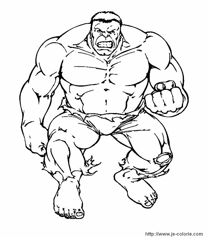 Dibujo gratuito Vengadores #74112 de la coleccion Superhéroes y Supervillanos para imprimir