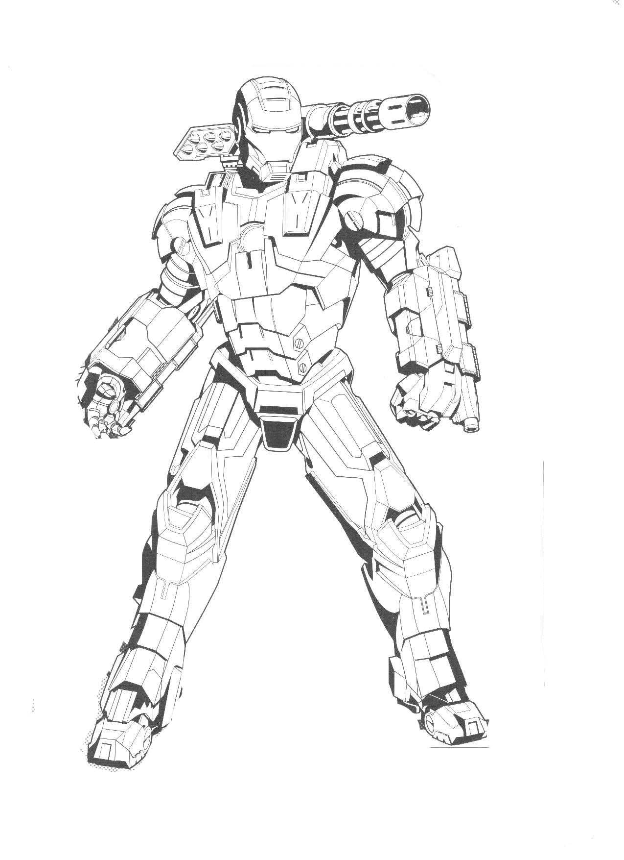 Dibujo gratuito Vengadores #74208 de la coleccion Superhéroes y Supervillanos para imprimir