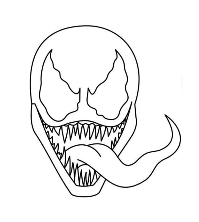Dibujo gratuito Venom #176250 de la coleccion Superhéroes y Supervillanos para imprimir