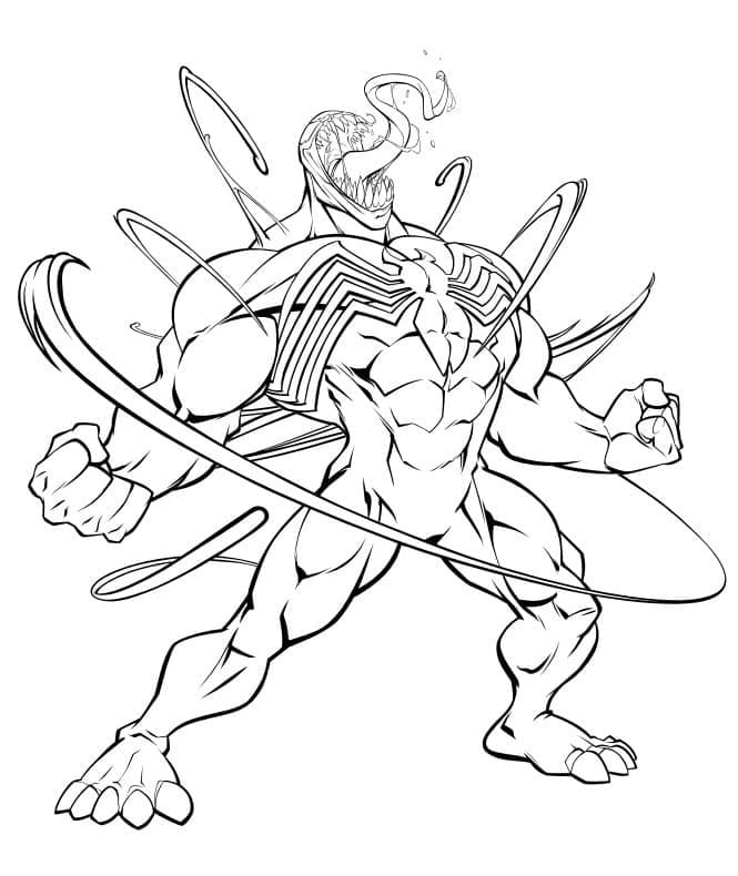 Dibujo gratuito Venom #176255 de la coleccion Superhéroes y Supervillanos para imprimir Dibujo gratuito Venom #176255 de la coleccion Superhéroes y Supervillanos para imprimir
