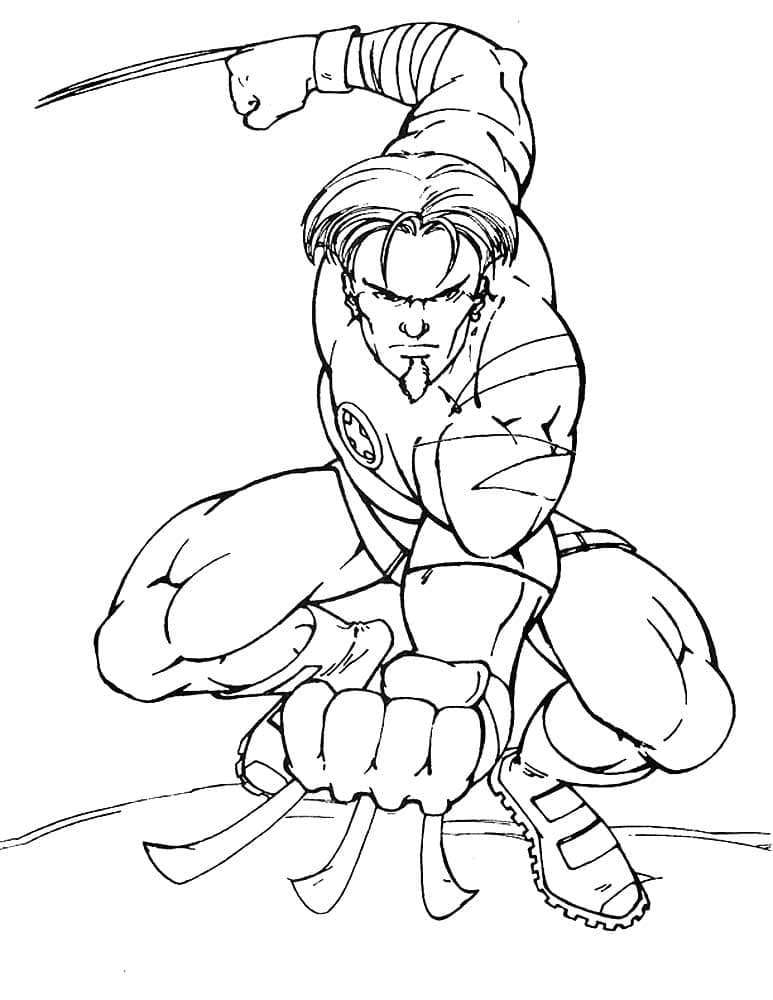 Dibujo gratuito Wolverine #185630 de la coleccion Superhéroes y Supervillanos para imprimir