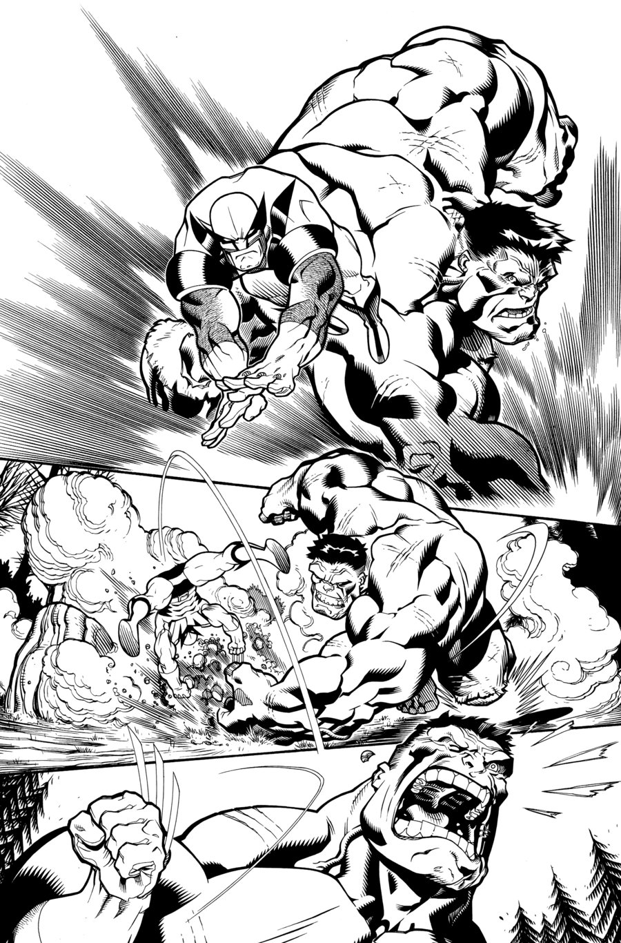 Dibujo para colorear: Wolverine (Superhéroes y Supervillanos) #74916 - Dibujos para Colorear e Imprimir Gratis