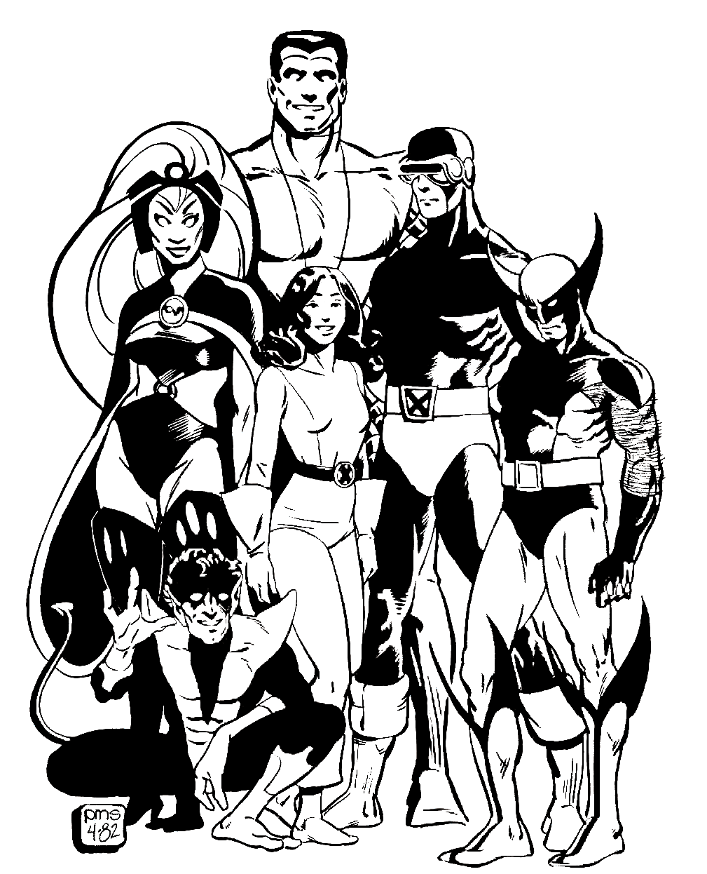 Dibujo para colorear: Wolverine (Superhéroes y Supervillanos) #74939 - Dibujos para Colorear e Imprimir Gratis