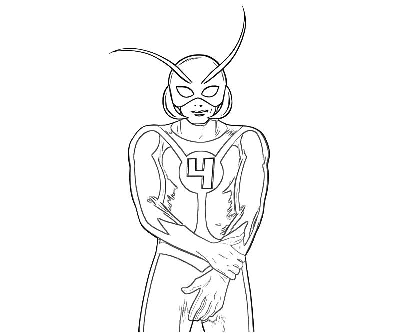 Dibujo para colorear: Ant-Man (Superhéroes) #77669 - Dibujos para Colorear e Imprimir Gratis