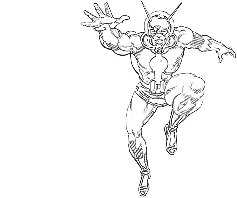 Dibujo para colorear: Ant-Man (Superhéroes) #77681 - Dibujos para Colorear e Imprimir Gratis