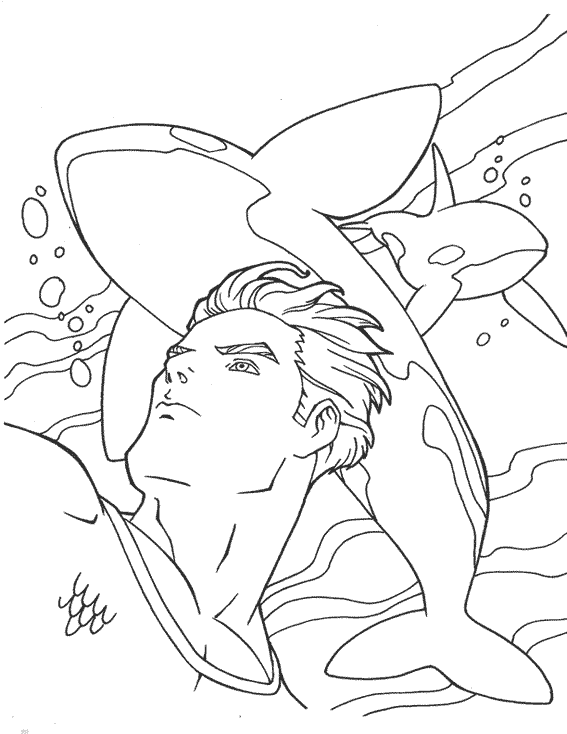 Dibujo para colorear: Aquaman (Superhéroes) #84973 - Dibujos para Colorear e Imprimir Gratis