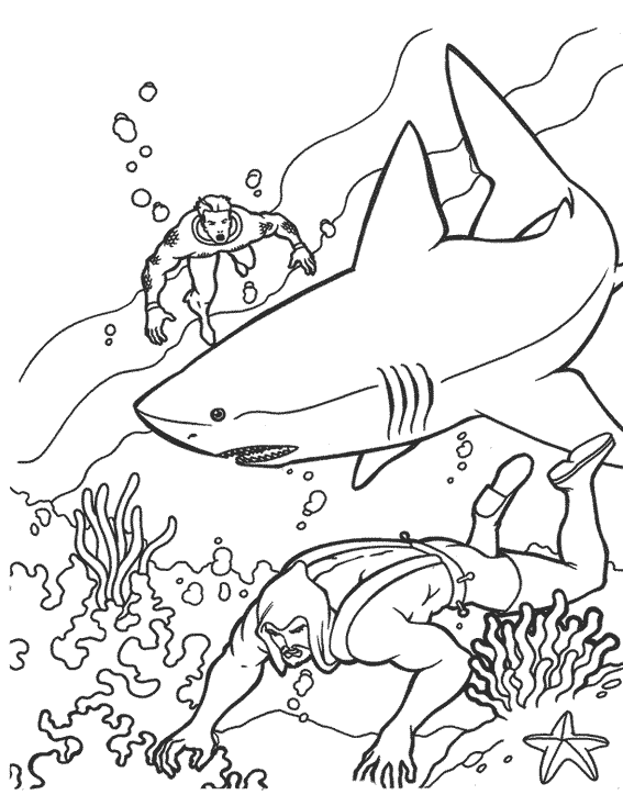 Dibujo para colorear: Aquaman (Superhéroes) #84974 - Dibujos para Colorear e Imprimir Gratis