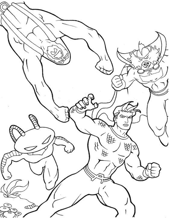 Dibujo para colorear: Aquaman (Superhéroes) #84998 - Dibujos para Colorear e Imprimir Gratis