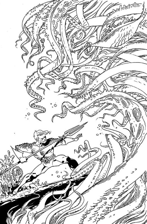 Dibujo para colorear: Aquaman (Superhéroes) #85038 - Dibujos para Colorear e Imprimir Gratis