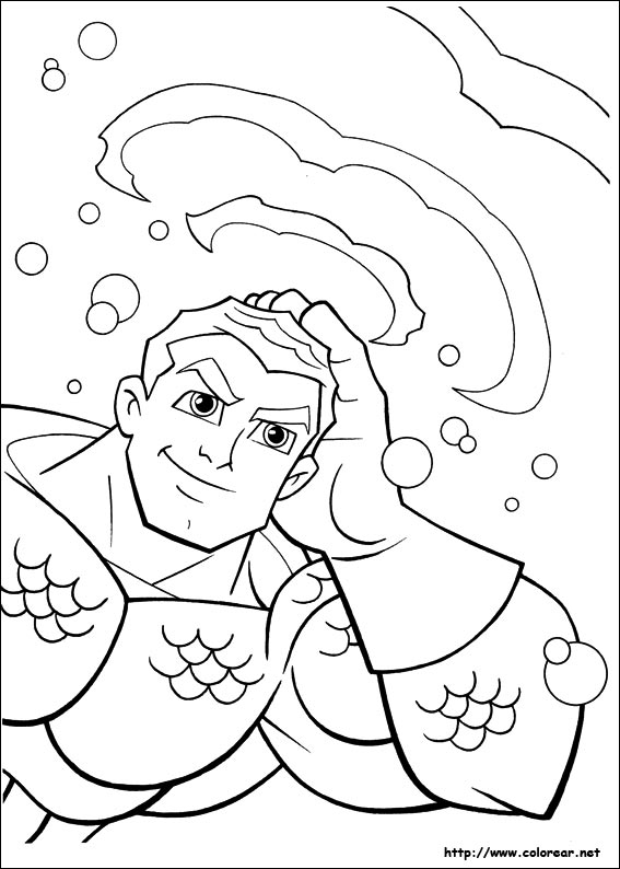 Dibujo para colorear: Aquaman (Superhéroes) #85051 - Dibujos para Colorear e Imprimir Gratis