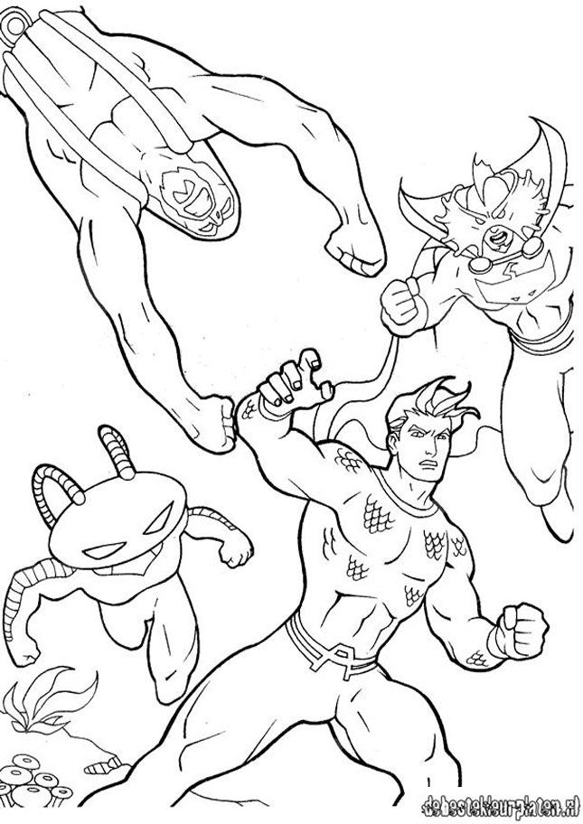Dibujo para colorear: Aquaman (Superhéroes) #85105 - Dibujos para Colorear e Imprimir Gratis