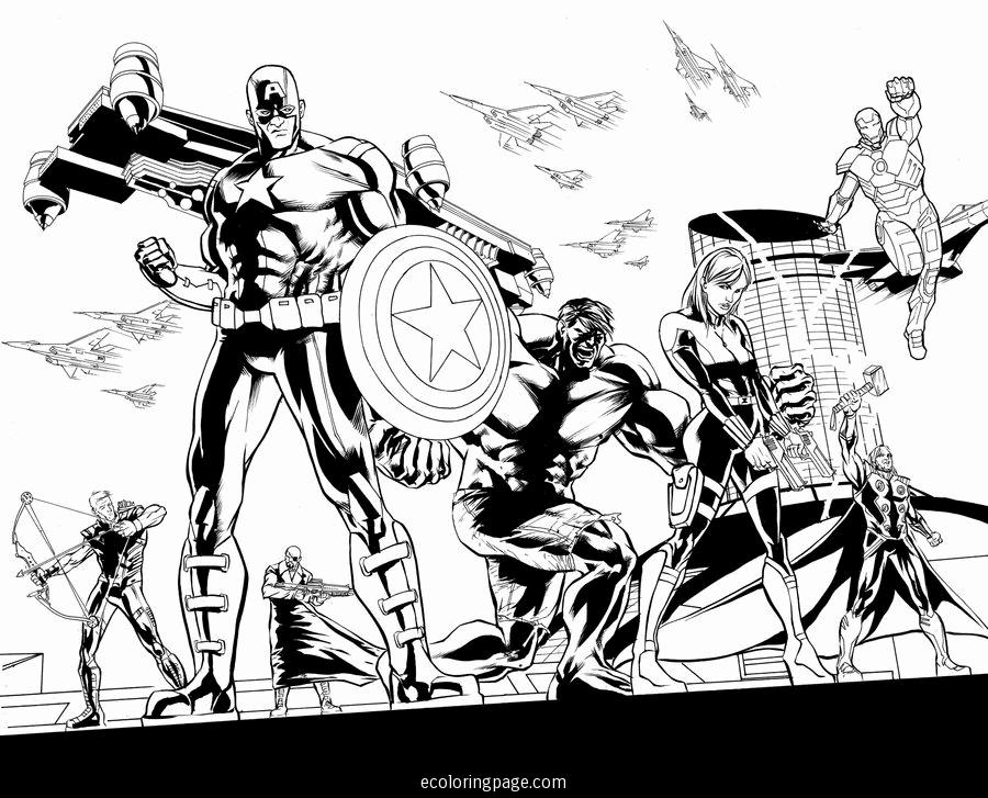 Dibujo para colorear: Avengers (Superhéroes) #74076 - Dibujos para Colorear e Imprimir Gratis