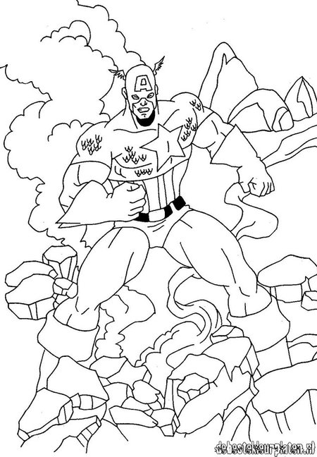 Dibujo para colorear: Avengers (Superhéroes) #74174 - Dibujos para Colorear e Imprimir Gratis