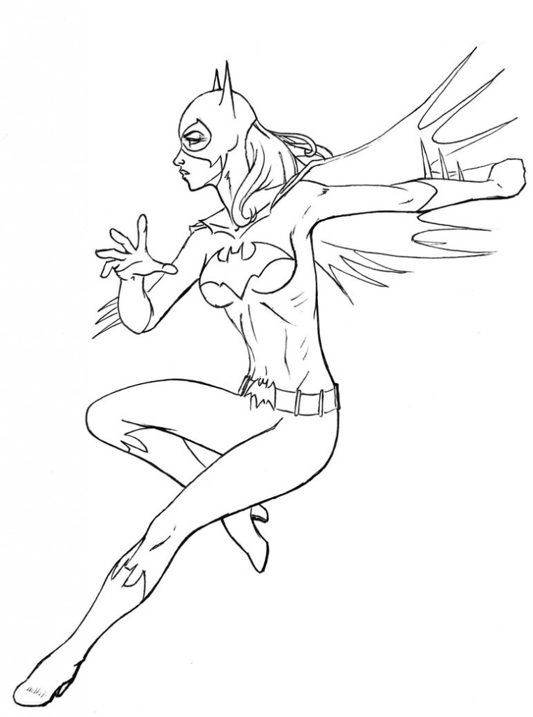 Dibujo para colorear: Batgirl (Superhéroes) #77746 - Dibujos para Colorear e Imprimir Gratis