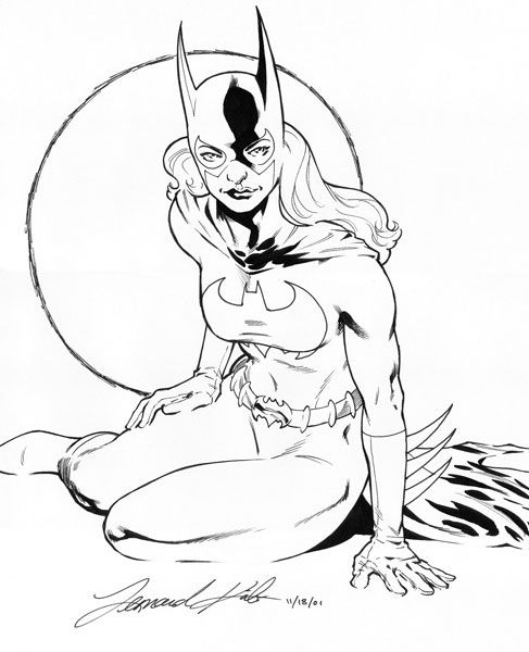 Dibujo para colorear: Batgirl (Superhéroes) #77749 - Dibujos para Colorear e Imprimir Gratis