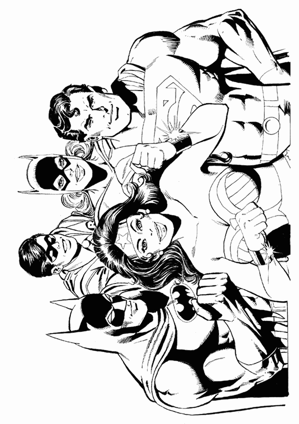 Dibujo para colorear: Batgirl (Superhéroes) #77861 - Dibujos para Colorear e Imprimir Gratis