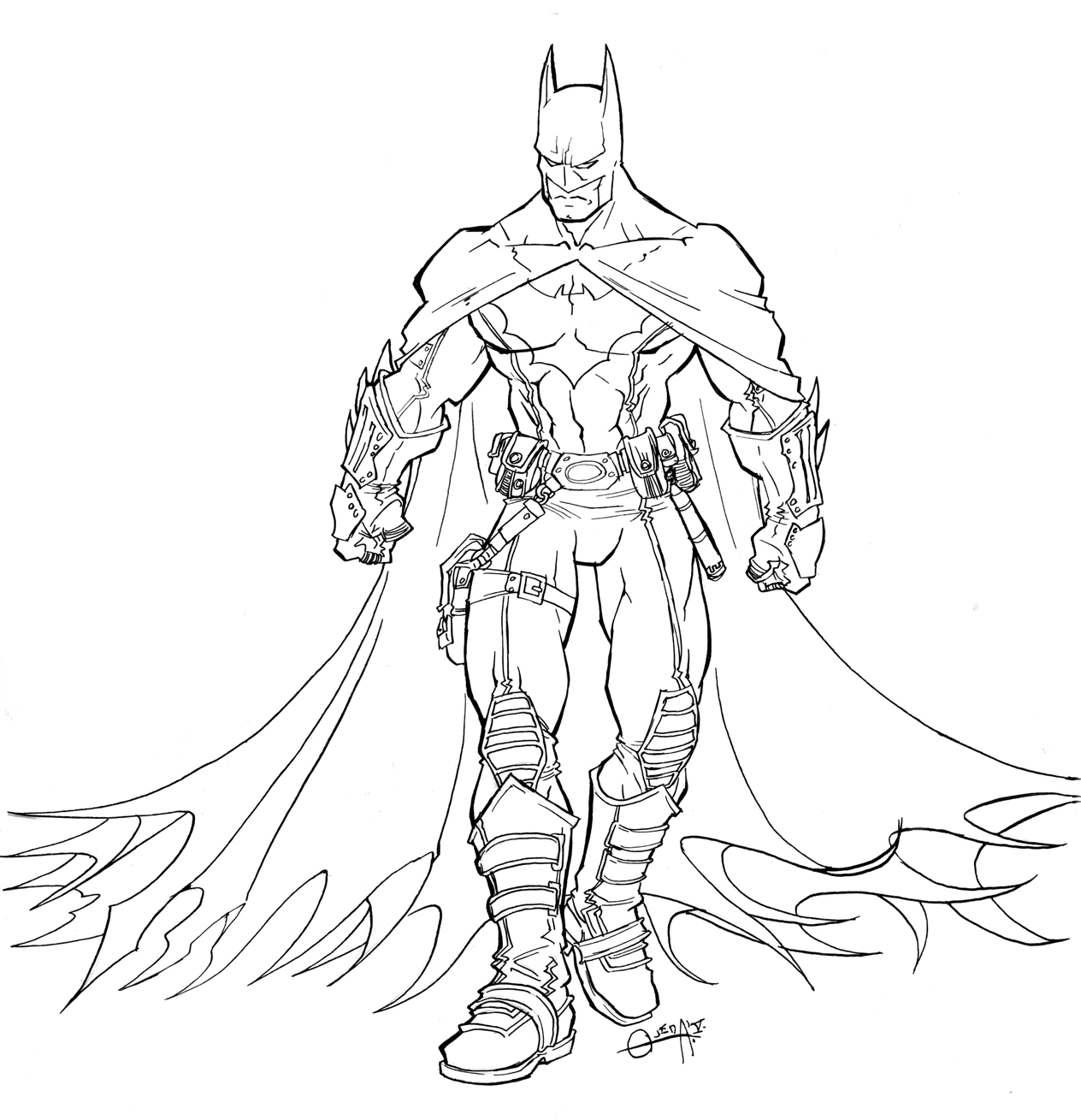 Dibujo para colorear: Batman (Superhéroes) #76836 - Dibujos para Colorear e Imprimir Gratis